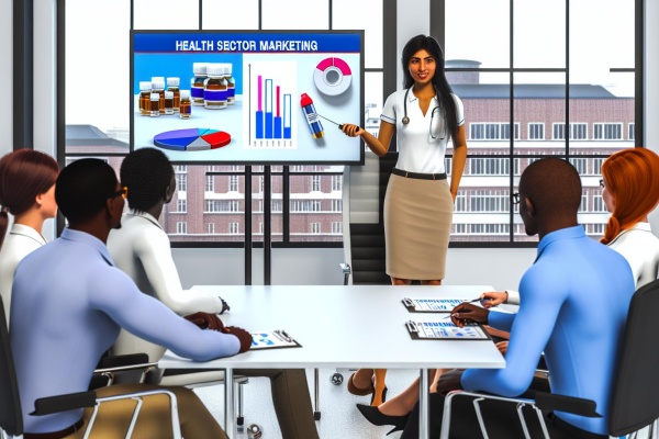 Marketing dans le secteur de la santé.